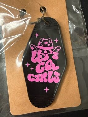 Retro Motel Style Keychain